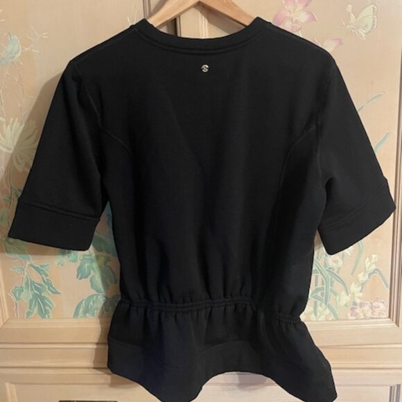 Lululemon Inkwell Peplum Pullover Top Fits Small - Picture 3 of 4